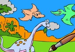Раскраска Динозавры №2