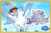 Даша спасает Снежную Принцессу